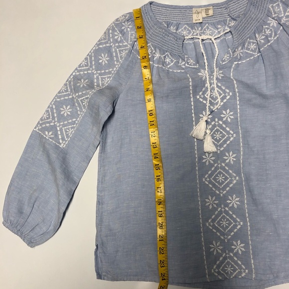 Joie long sleeve tassel tie neck xs - Picture 6 of 9